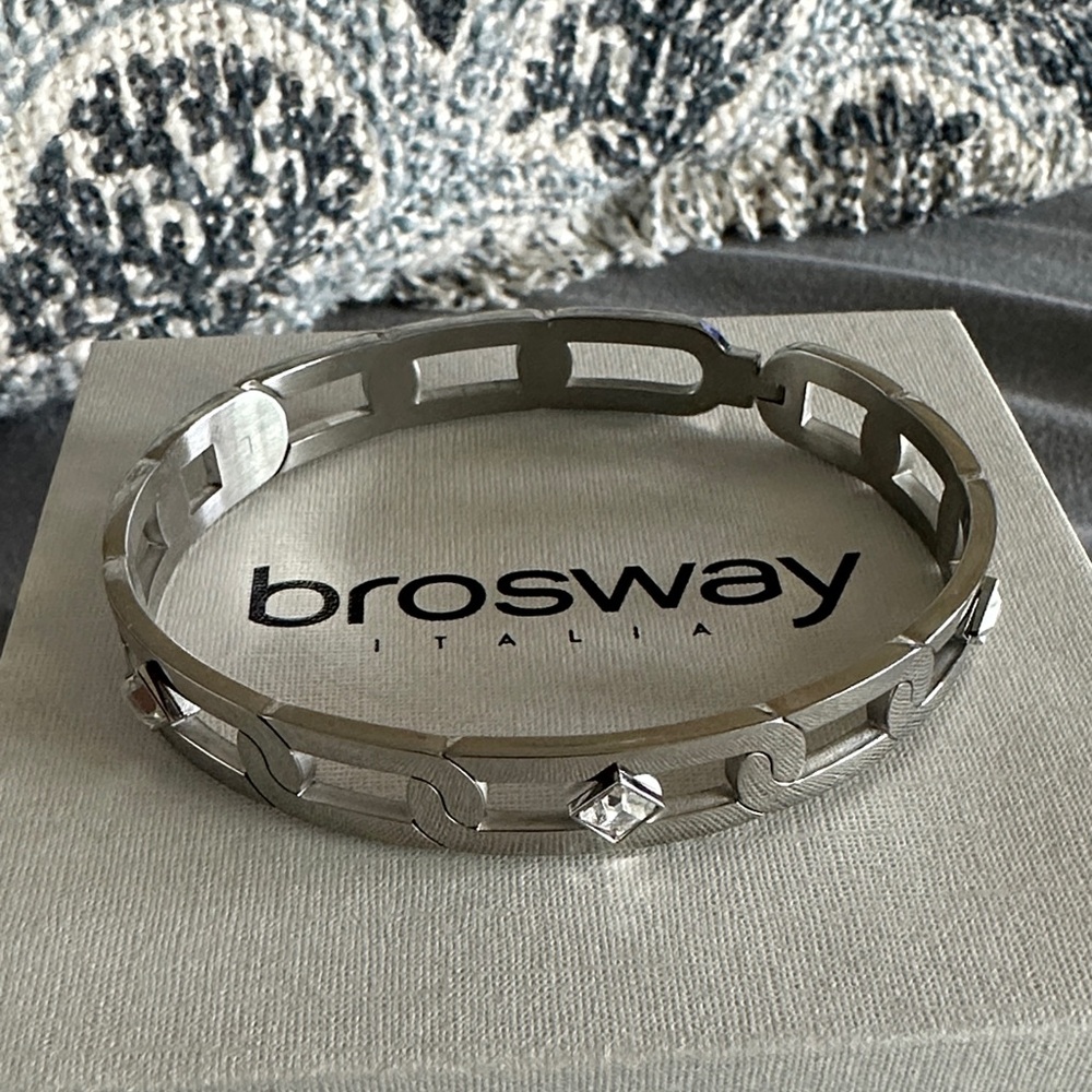 Brosway Italia Chain and Crystal Bangle